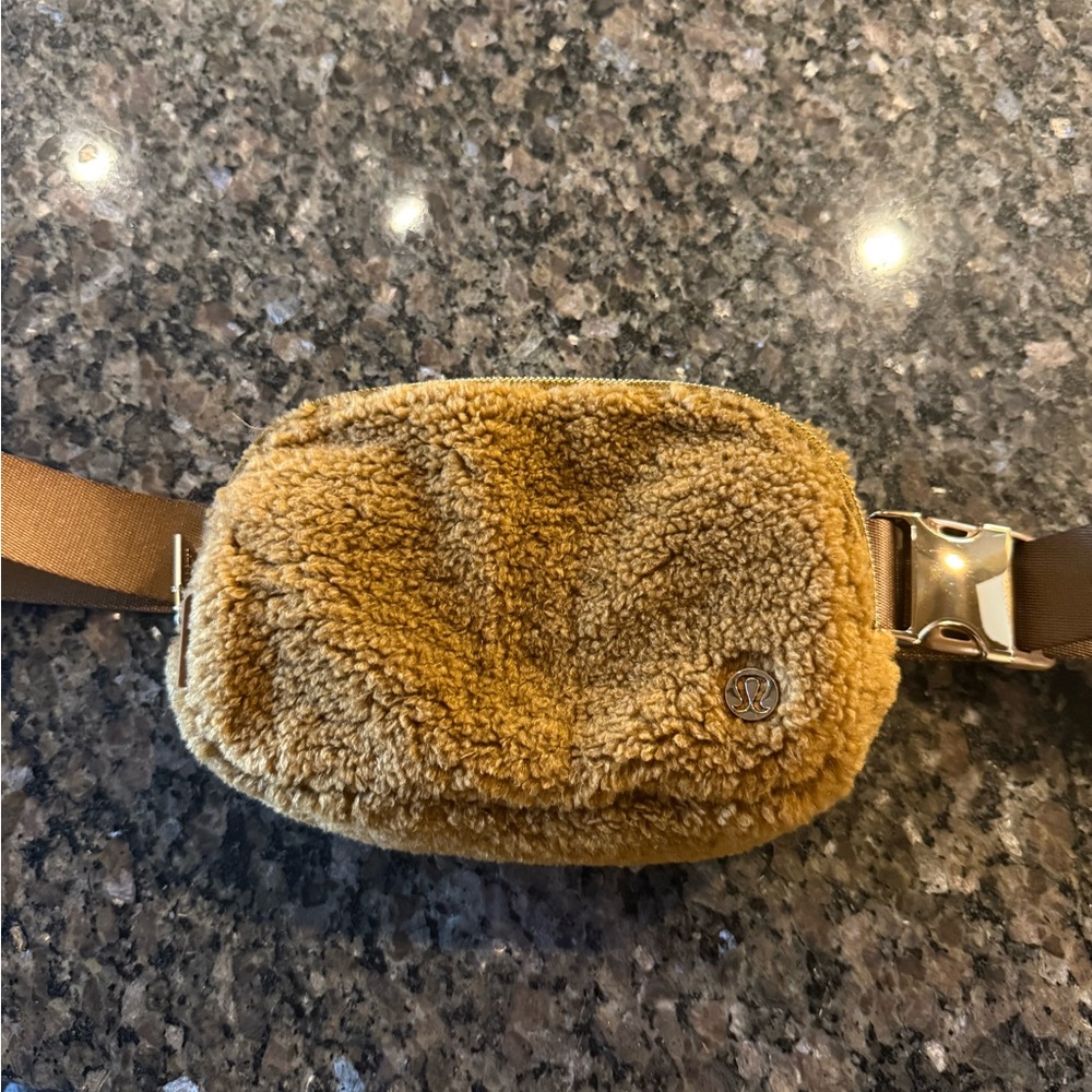 Lululemon Athletica Tan Crossbody Bag